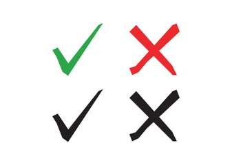 check and cross icon. useful for apps and web