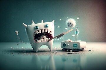 Honoring the dedication and hard work of dentists worldwide - Generative AI