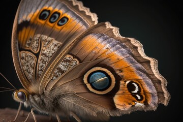 close up of a butterfly