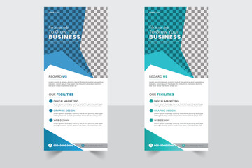 advertisement rollup banner business clean company corporate creative design display illustrator marketing modern multipurpose