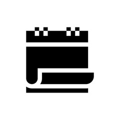 calendar glyph icon