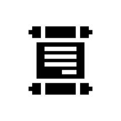 scroll glyph icon