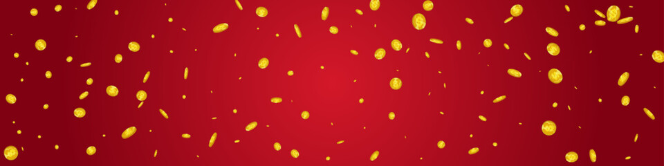 Flow Shiny Currency Vector Red Panoramic
