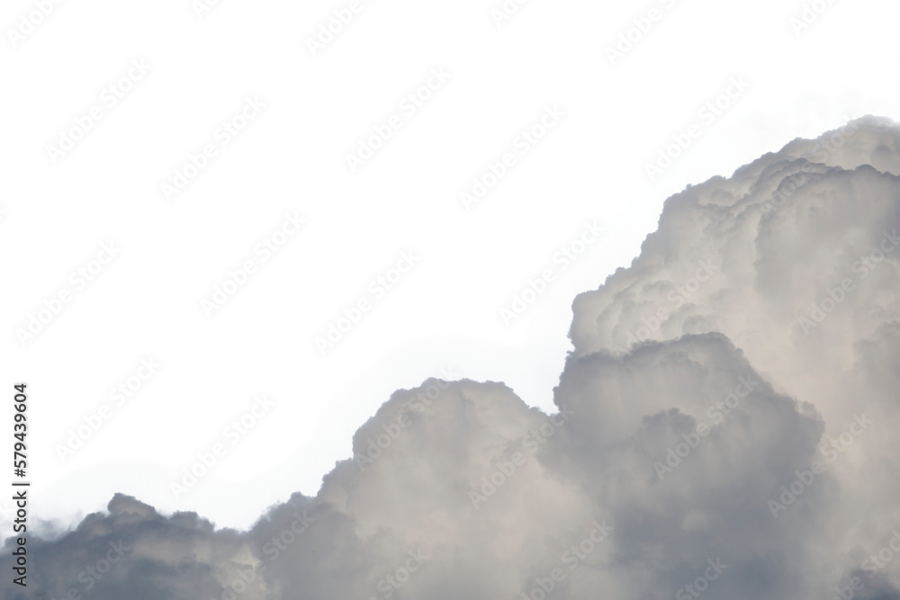 Wall mural clouds isolated . save with clipping path.