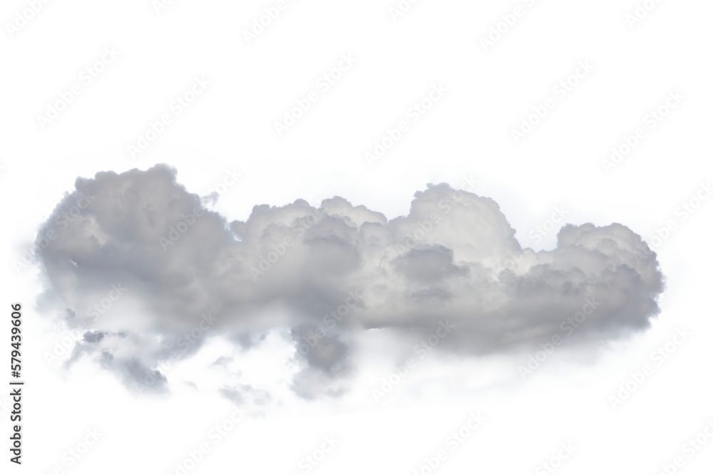Wall mural clouds isolated . save with clipping path.
