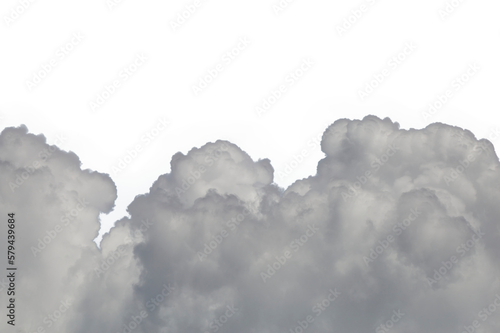Wall mural clouds isolated . save with clipping path.