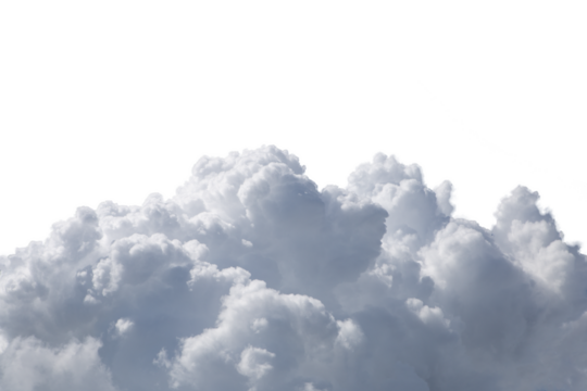 Clouds isolated . Save with clipping path.