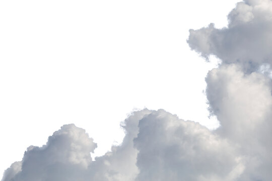 Clouds isolated . Save with clipping path.