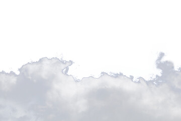 Clouds isolated . Save with clipping path.