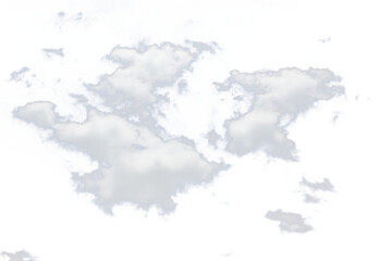 Clouds isolated . Save with clipping path.