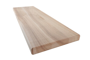 wooden step of a spiral staircase, Wooden board, cut out, on an isolated background