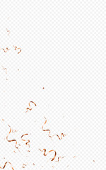 Obraz premium Golden Ribbon Festive Vector Transparent