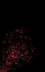 Red Circle Shiny Vector Black Background. Modern