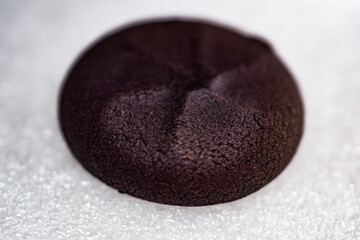 sponge cake, chocolate flavored wafer, sweet tender and delicious