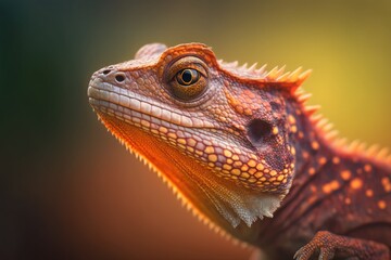 Fototapeta premium bearded dragon lizard