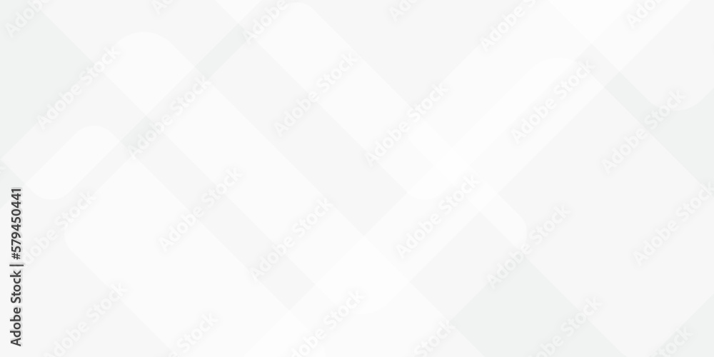 Poster abstract white and grey geometric, technology overlapping square pattern, design of technology backg