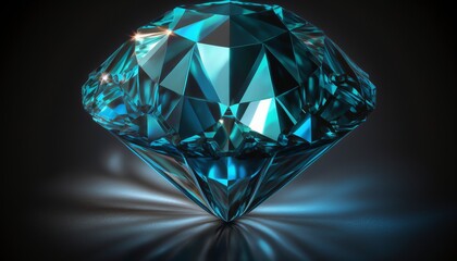 Shining Brilliance: A Captivating Reflection of a Diamond