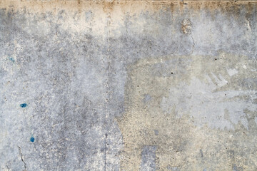Dirty wall texture. Grunge concrete texture. Cracks and chips on the wall.