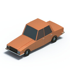 transparent vehicle isometric design
