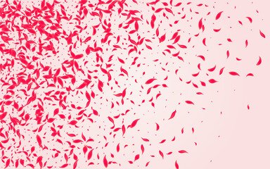 Coral Peach Vector Pink Background. Summer Floral