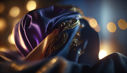 Close-up silk, elegance, luxury, background
