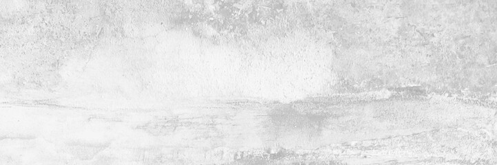 White cement, stone and concrete grunge wall texture background. Retro pattern wall plaster and scratches