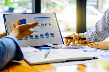 Co-working Business Team Consulting meeting Planning Strategy and brainstorming new business project