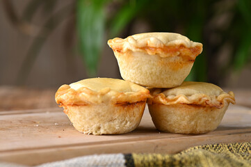 empada Goiana chicken pie typical brazilian food traditional roasted chicken pie