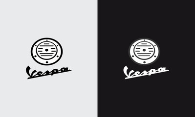 icon vector vespa logo