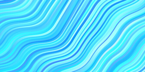 Light BLUE vector pattern with wry lines.