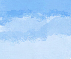 A sky-inspired watercolor background can be created by skillfully blending different shades of blue and white paints, allowing them to merge and flow across the paper in a way that mimics the natural 