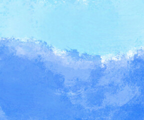 A sky-inspired watercolor background can be created by skillfully blending different shades of blue and white paints, allowing them to merge and flow across the paper in a way that mimics the natural 