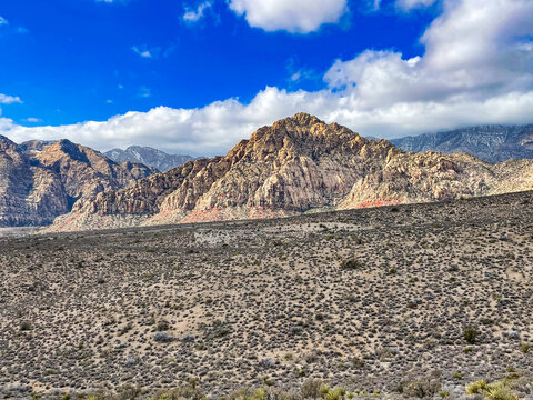 red rocks desert outside of Las Vegas