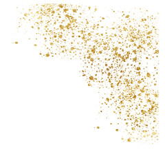 Gold sparkle ,splatter border,Gold Foil Frame Gold brush stroke on transparent background.	