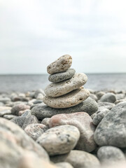 stones on the beach