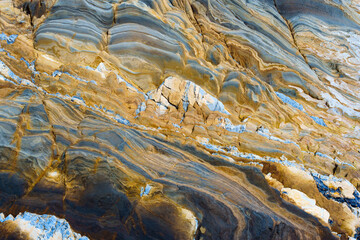 Abstract Beach Rocks Textured Background