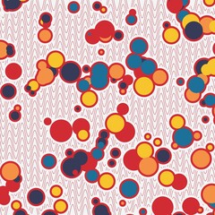 Fototapeta premium Generative Design Artwork of Abstract Vector Generated Shapes Composition