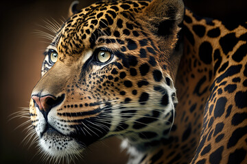 Closeup photography  of a Jaguar