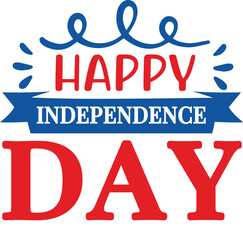 Happy independence day-4th Of July Design, Best SVG for memorial day, Independence day party décor, EPS, cut files