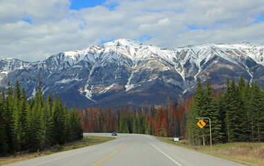 Scenic road 93 - Canada