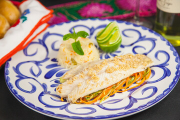Pescado al Mojo de Ajo, Alta Cocina Mexicana, Platillos