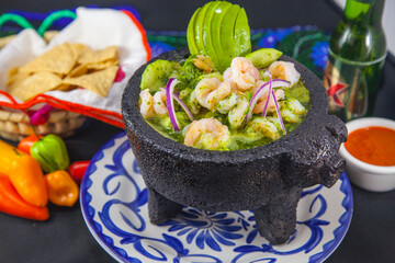 Agua Chile Camaron, Alta Cocina Mexicana, Platillos