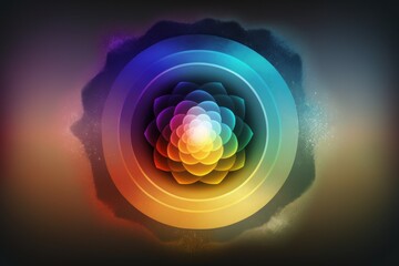 Colors of the rainbow blend together in this gradient color background, providing a soothing and serene atmosphere for any project or design