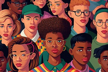 Fototapeta premium Elimination of racial discrimination