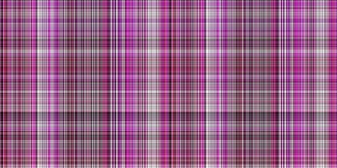 Viva magenta tartan seamless border. Gingham plaid kitchen cloth in color of the year 2023. Gingham trim. 