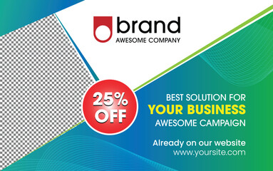 Multipurpose business banner design template