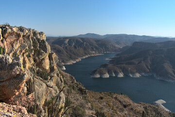 Fototapeta na wymiar View of the watchman's viewpoint in Mexico