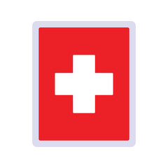 First aid icon. sign for mobile concept and web design. vector illustration