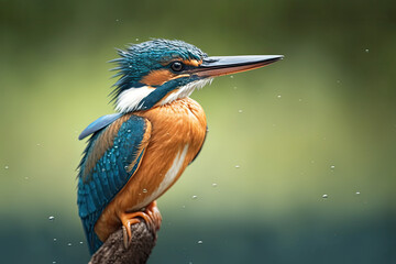 Fototapeta premium Kingfisher photography