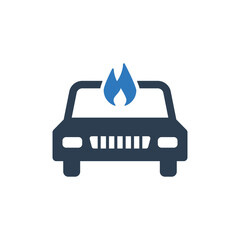 Car Fire Icon